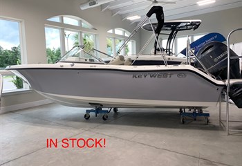 2023 Key West 203 DFS Manta Gray/White Boat